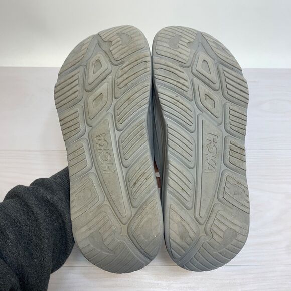 HOKA ONE ONE MENS ORA RECOVERY SLIDE SANDALS GRAY SIZE 10 - Picture 6 of 10